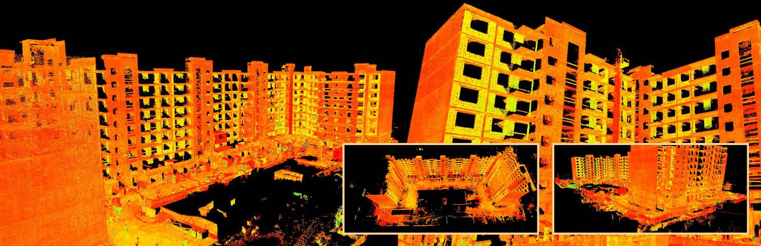 Лазерное сканирование зданий